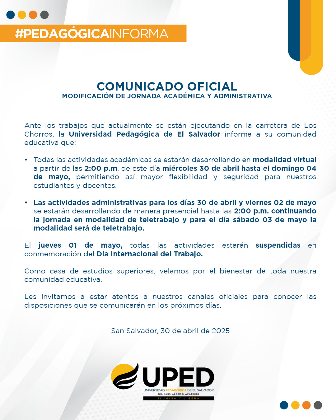 COMUNICADO OFICIAL